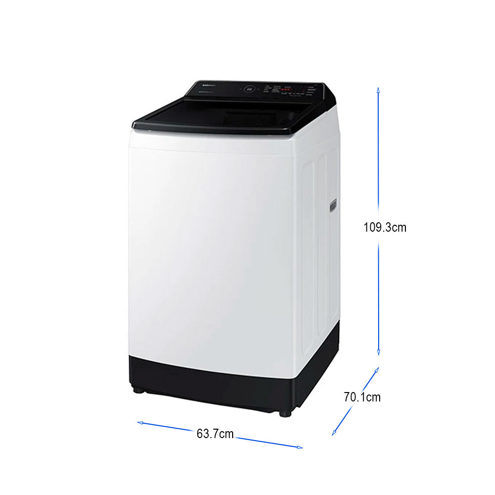 Lavadora de 19kg WA19CG6442BWAP Samsung Inverter echo bubble smart check carga superior