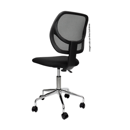 Silla de oficina CM853-1045MNA-1 color negro