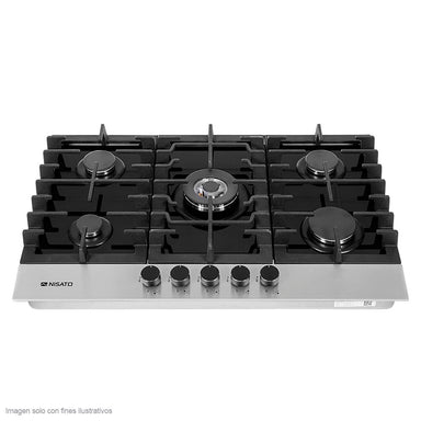 Estufa 30" NPCT-852GSDRA  Nisato de vitroceramica soporta Wok