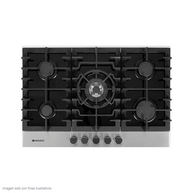 Estufa 30" NPCT-852GSDRA  Nisato de vitroceramica soporta Wok