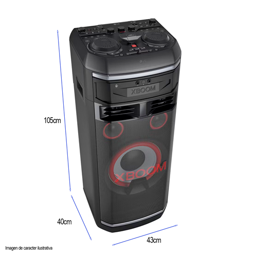 Minicomponente Xboom OK99M LG 2000 W Karaoke y Multi Jukebox