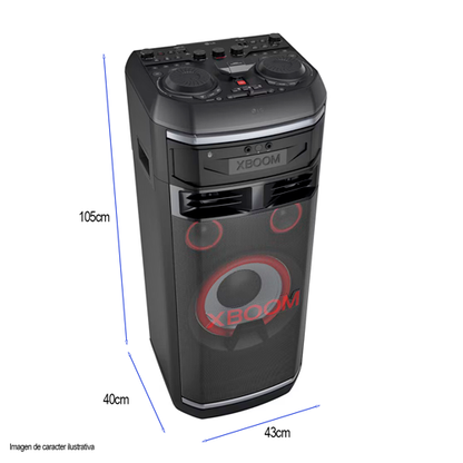 Minicomponente Xboom OK99M LG 2000 W Karaoke y Multi Jukebox