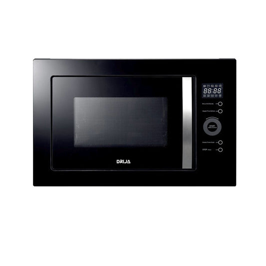 Horno microondas 9 pc Florencia Drija vidrio espejo negro Función grill gratinador eléctrico