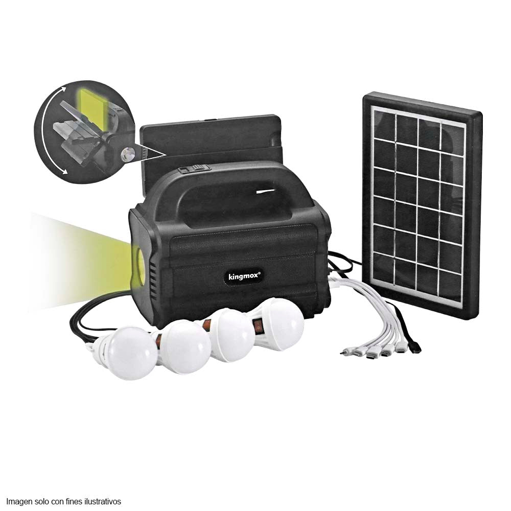 Kit solar KM-S35333BLS de 6V 7500MAH