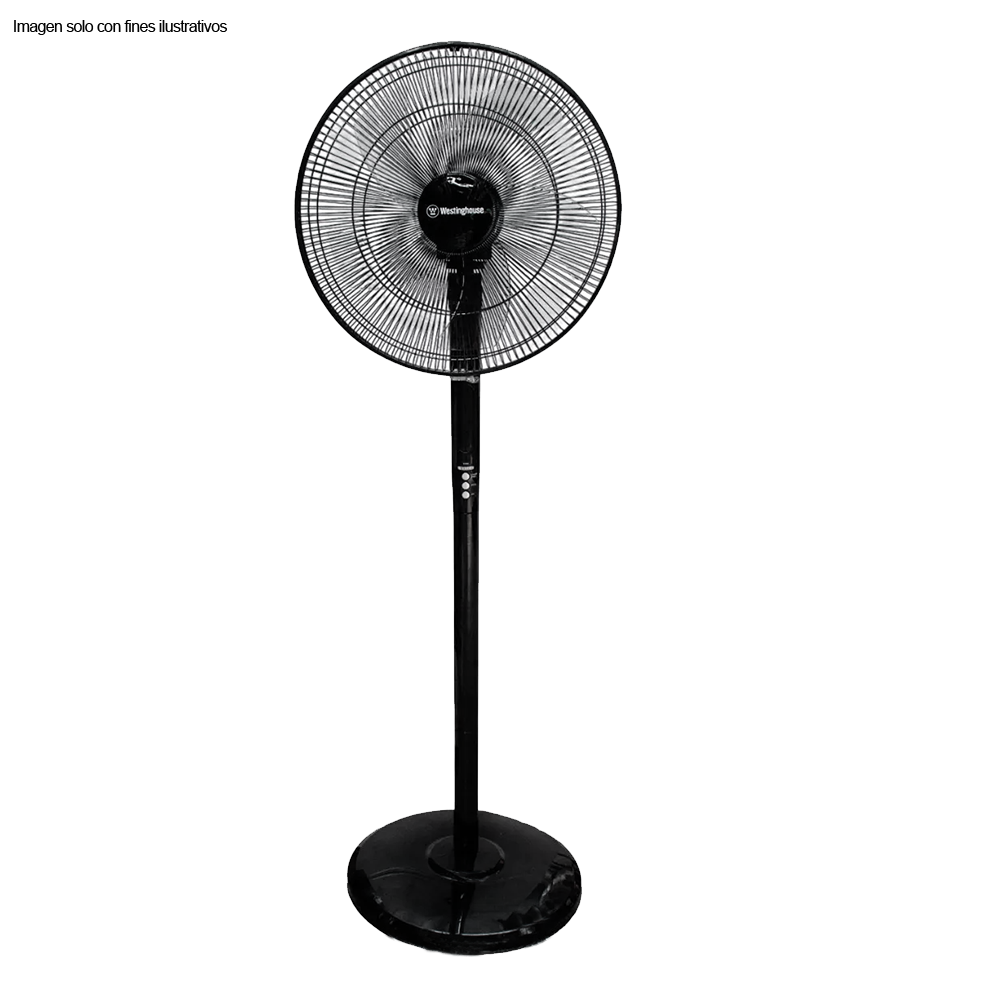 Abanico pedestal 16" 79022 Westinghouse 3 velocidades control remoto