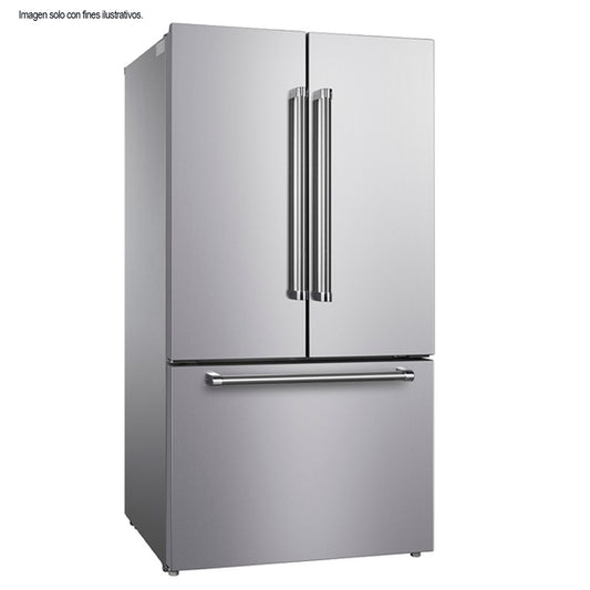 Refrigeradora 20pc NRF-977FDSK Nisato Frech Door Acero inoidable