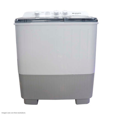 Lavadora semiautomática 17 kg NWM-1710PXL Nisato, tapa traslucida