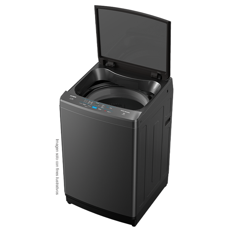 Lavadora automática 11kg WM-A110 Mystic, 8 funciones de lavado, carga superior