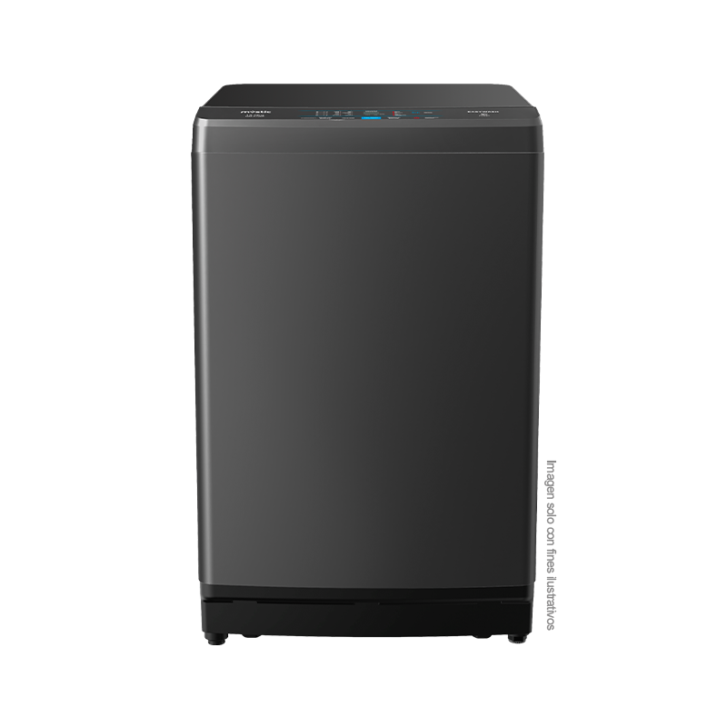 Lavadora automática, carga superior,13kg WM-A1305 Mystic, 8 funciones de lavado, bloqueo de niños, color gris
