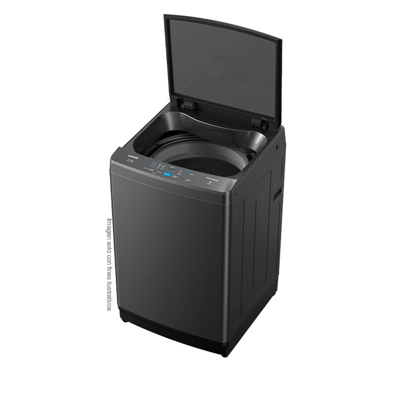Lavadora automática, carga superior,13kg WM-A1305 Mystic, 8 funciones de lavado, bloqueo de niños, color gris