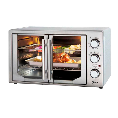 Horno y freidora de 42 lts TTSSTTVFDMAFN Oster puertas estilo francesa