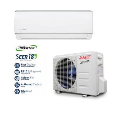 Aire acondicionado Split 12000BTU ES12INV11V Sankey inverter 110V