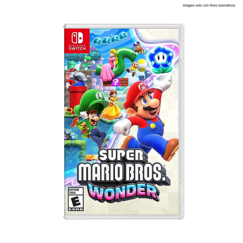 Nintendo HW SWITCH 1.1 neon  ENINHRD-S-KAB1C incluye juego Super Mario Wonder