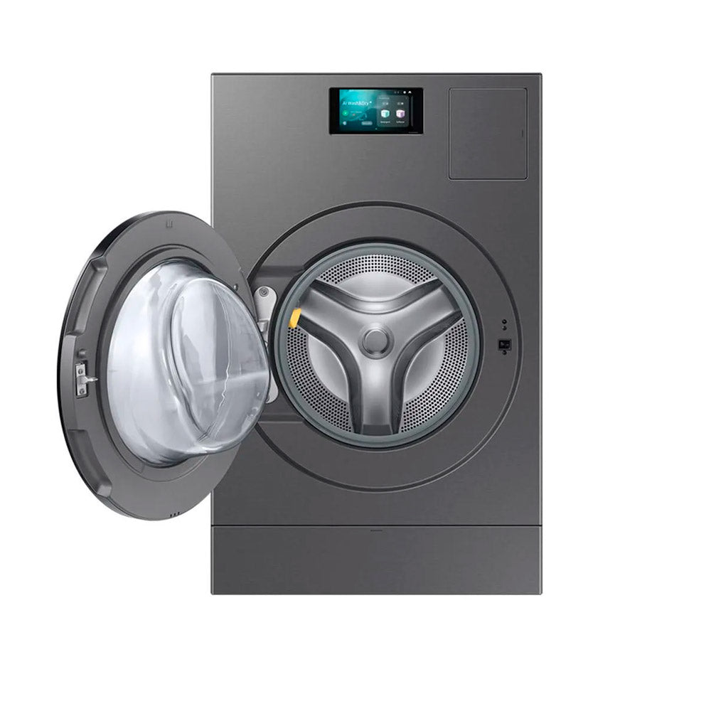 Combo lavado y secado WD26DB8995BZAP eléctrica 26kg de lavado y 15 kg de secado Samsung de carga frontal color gris