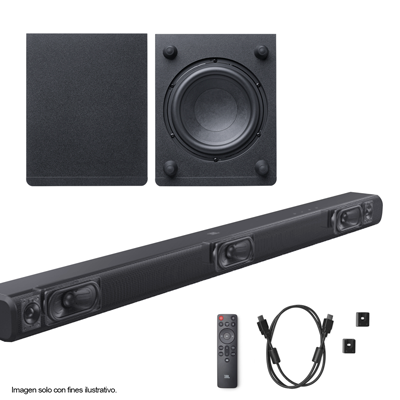 JBL BARRA DE SONIDO JBLSB550BLKAM 250W 3.1 CANALES BLUETOOH COLOR NEGRO