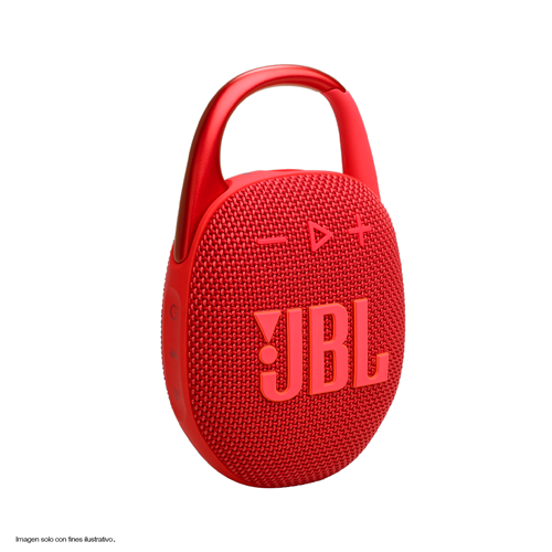 Bocina portátil Clip 5 JBL Bluetooth color roja