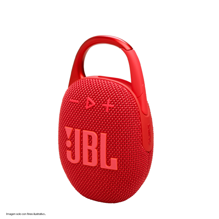 Bocina portátil Clip 5 JBL Bluetooth color roja