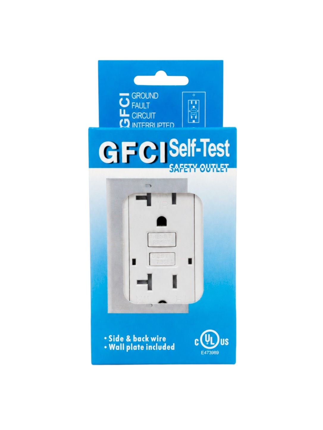 Toma Corriente GFCI 20 amperios 120v AL601307W blanco