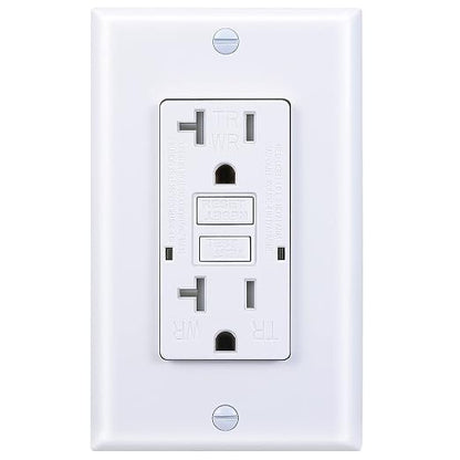 Toma Corriente GFCI 20 amperios 120v AL601307W blanco
