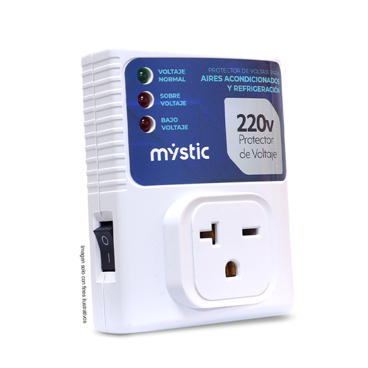 Protector de voltaje MY-VP8820, voltaje nominal 220V -60Hz, MYSTIC