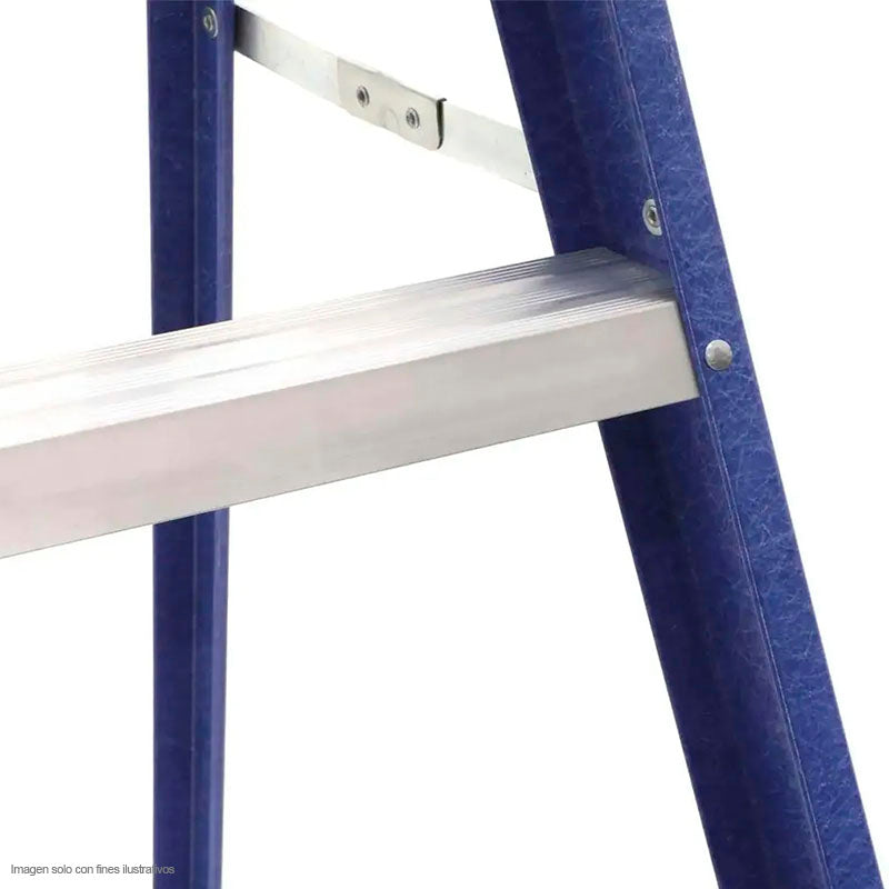 Escalera de 6 pies tipo tijera H52016 de fibra de vidrio Best Value