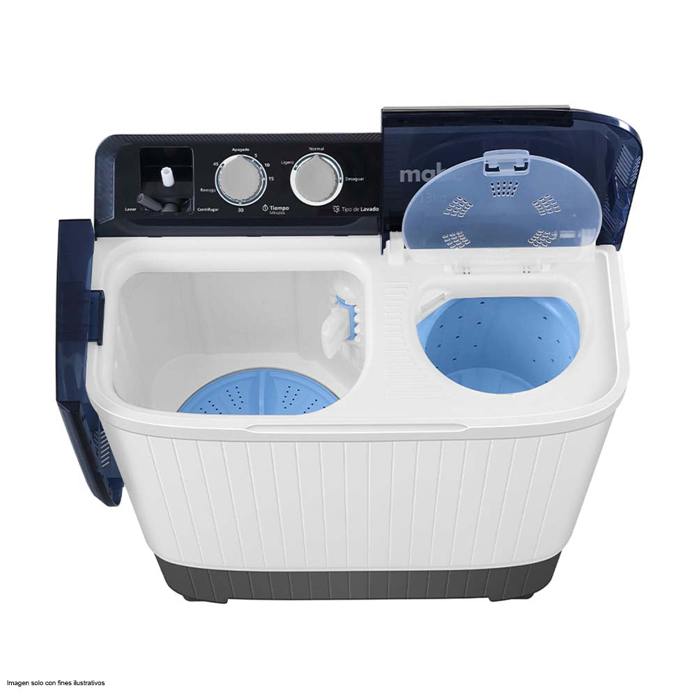Lavadora semiautomática 13kg LMDX3123HBAB0 Mabe