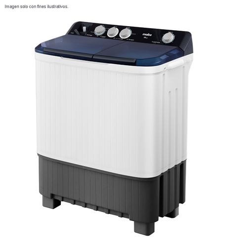 Lavadora semiautomática 16kg LMDX6124HBAB0 Mabe doble tina 120v