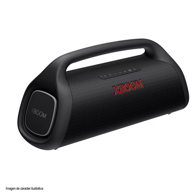 Bocina portátil bluetooth XBOOM GO XG9 LG color negro 60W