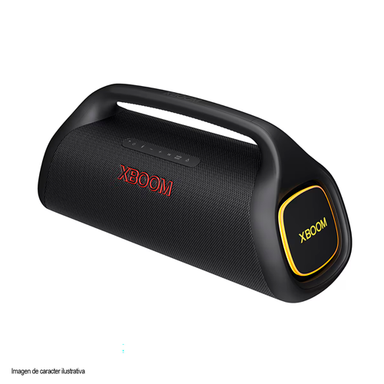 Bocina portátil bluetooth XBOOM GO XG9 LG color negro 60W