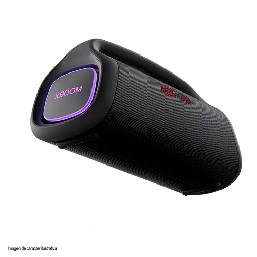 Bocina portátil bluetooth XBOOM GO XG9 LG color negro 60W