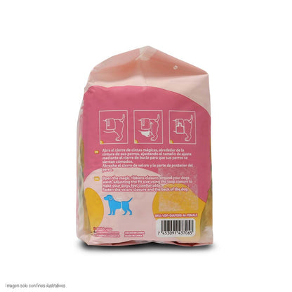 Pañales desechables grandes para hembras VDP-DIAPERS-L-FEMALE 10pz
