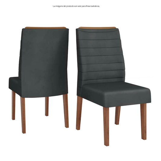 Silla de comedor Ondina Freijo /veludo lunar 20632.8222