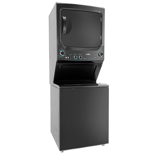Centro de lavado eléctrico 24kg MCL2440ESDG0 Mabe de acero inoxidable seguro en tapa
