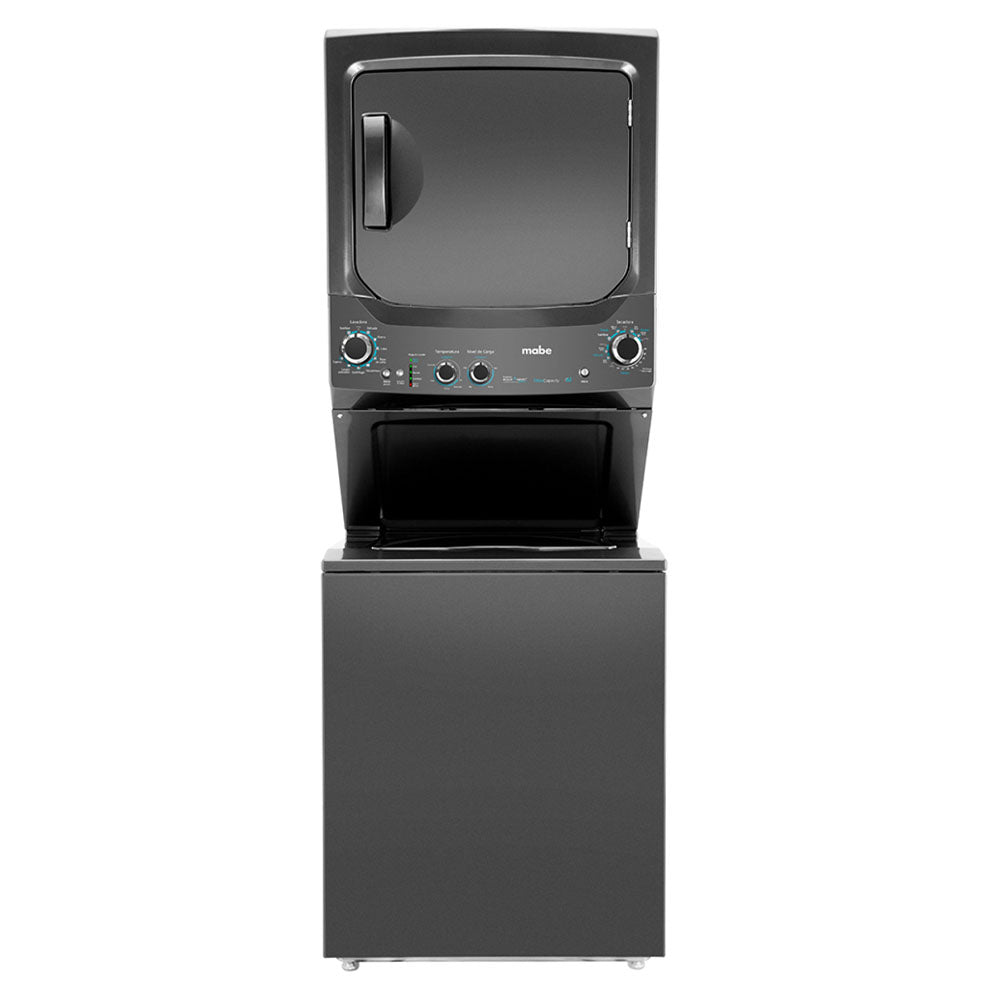 Centro de lavado eléctrico 24kg MCL2440ESDG0 Mabe de acero inoxidable seguro en tapa