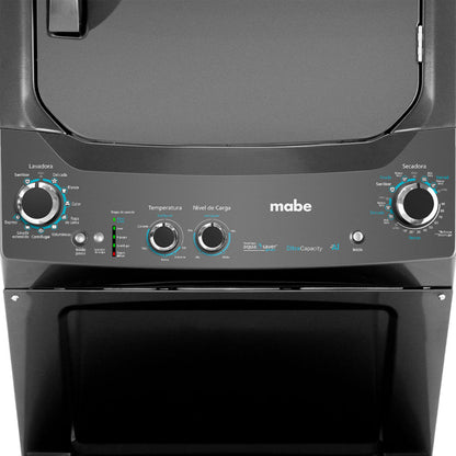 Centro de lavado eléctrico 24kg MCL2440ESDG0 Mabe de acero inoxidable seguro en tapa