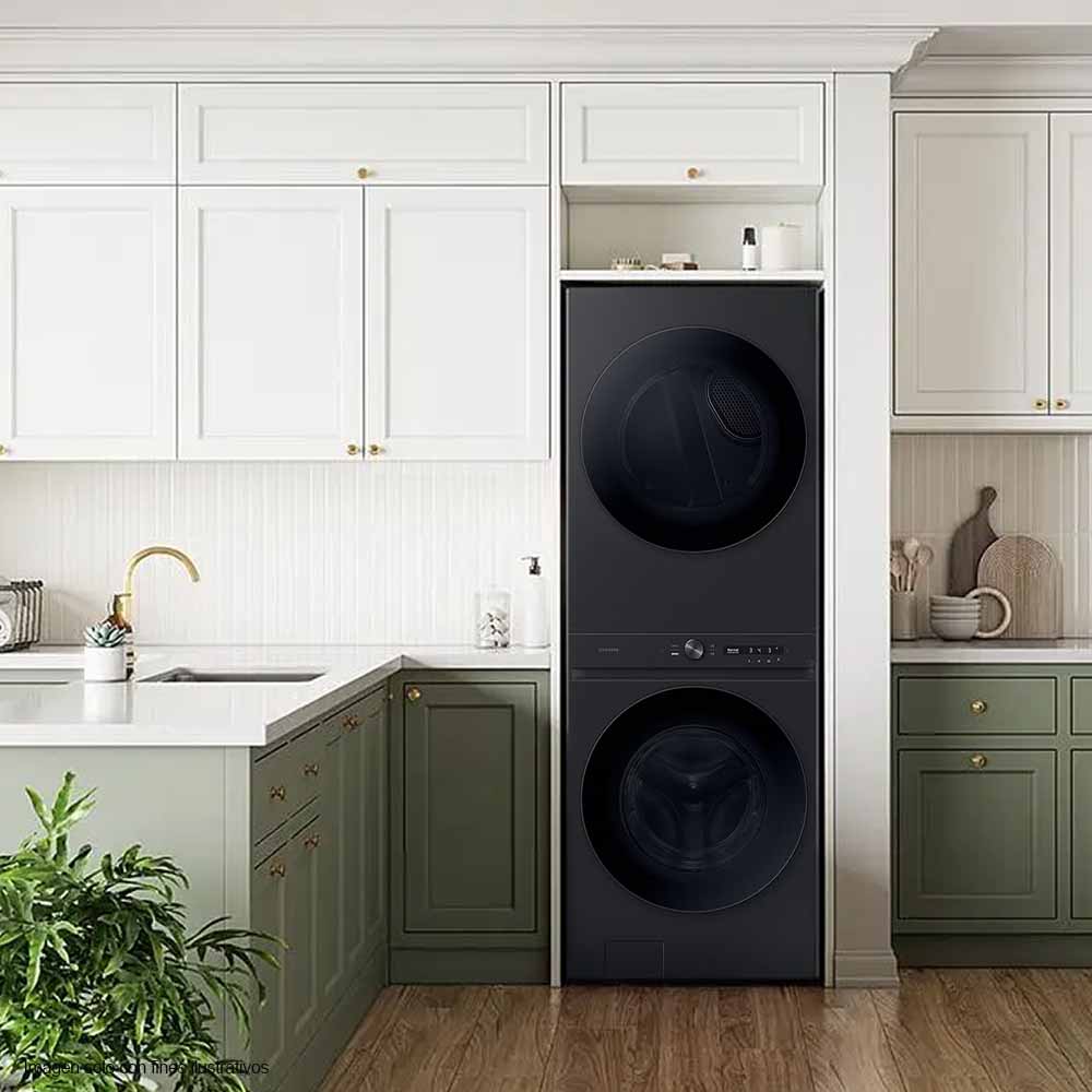 Centro de lavado WH22DBH570EVAP 22kg Samsung carga frontal Tecnología Smart, auto dispensador super velocidad.