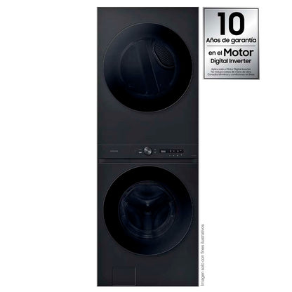 Centro de lavado WH22DBH570EVAP 22kg Samsung carga frontal Tecnología Smart, auto dispensador super velocidad.