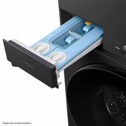 Centro de lavado WH22DBH570EVAP 22kg Samsung carga frontal Tecnología Smart, auto dispensador super velocidad.