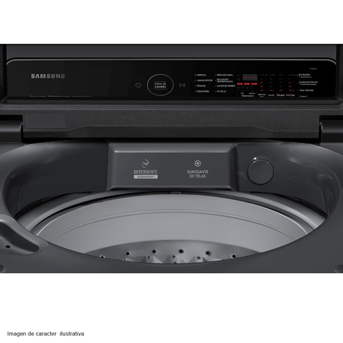 Lavadora automática de carga superior, 19 kg, WA19CG6442BDAP, Samsung, color gris