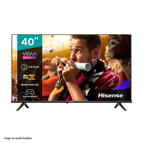 Televisor 40" LED Smart 40A41KV  Hisense