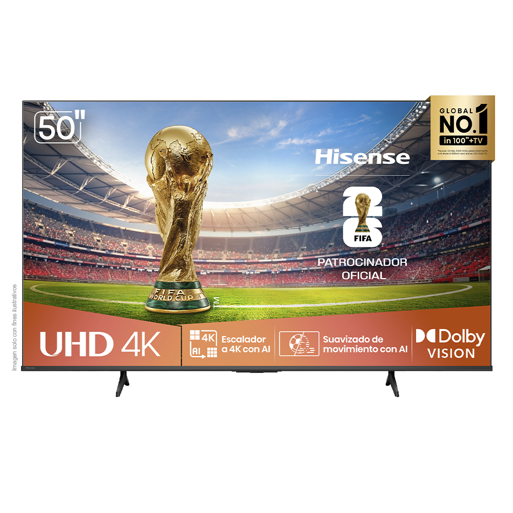 Televisor 50" Led Smart 50A6NV Hisense