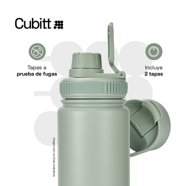 Termo Hidratación, 24 oz, CTHB24-3M, Cubitt, Hydro Bottle acero inoxidable, color Mint Green