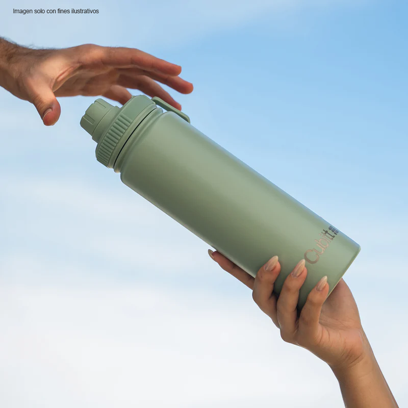 Termo Hidratación, 24 oz, CTHB24-3M, Cubitt, Hydro Bottle acero inoxidable, color Mint Green