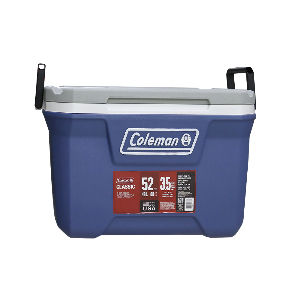 Hielera 52Qts color azul Serie 316 modelo 2179158 Coleman