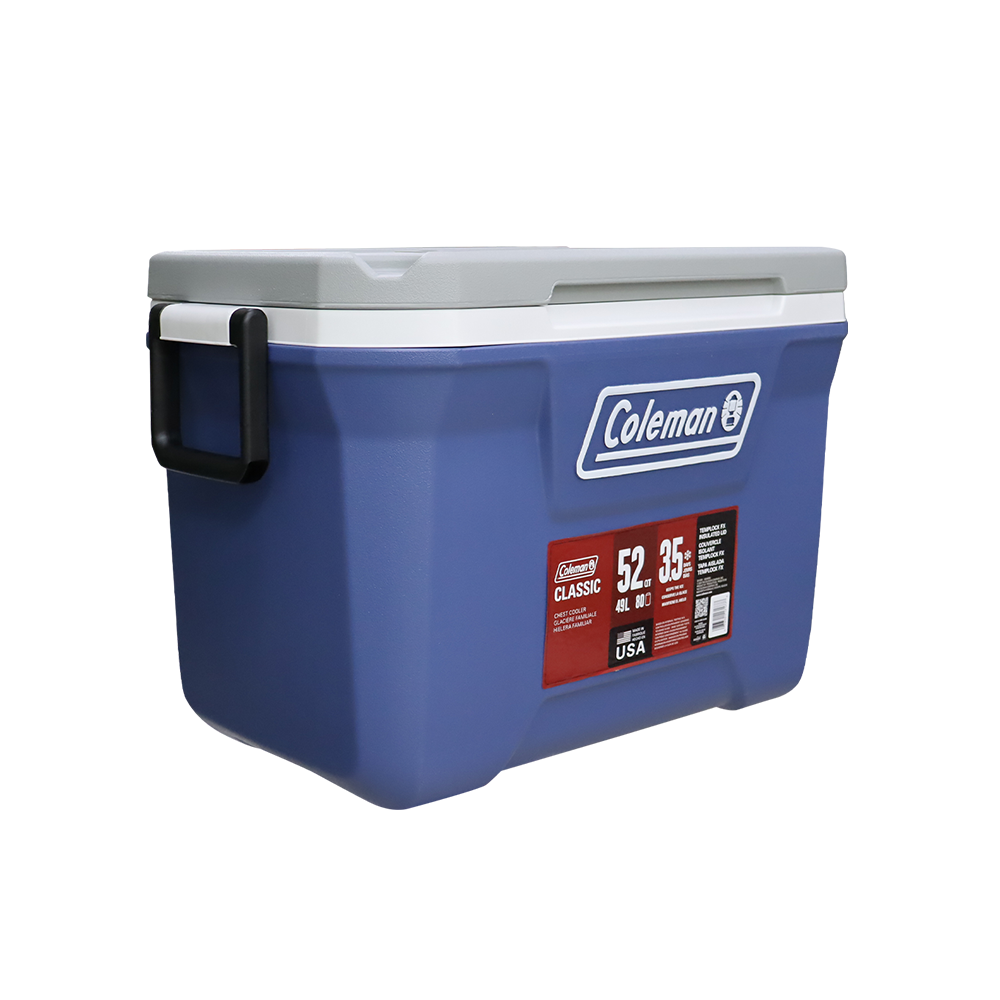 Hielera 52Qts color azul Serie 316 modelo 2179158 Coleman