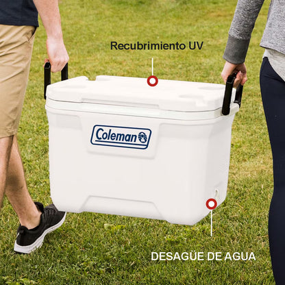 Hielera 52Qts Serie 316 Coleman color blanco