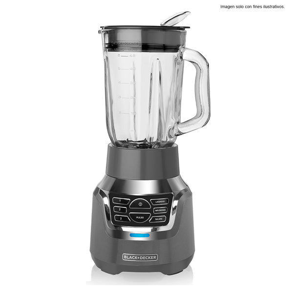 Licuadora BL1350G de 1.5 litros Black & Decker con filtro infusor