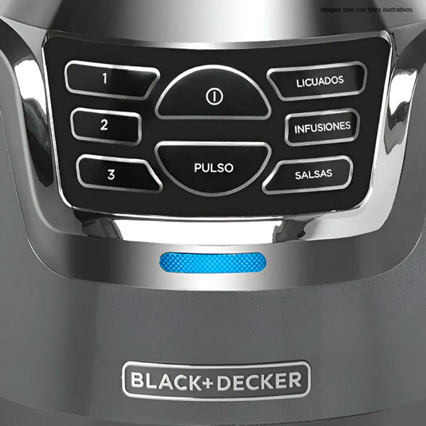 Licuadora BL1350G de 1.5 litros Black & Decker con filtro infusor