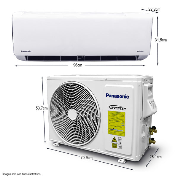 Aire acondicionado Split de 18000BTU CS-YU18AKV-2 Panasonic inverter