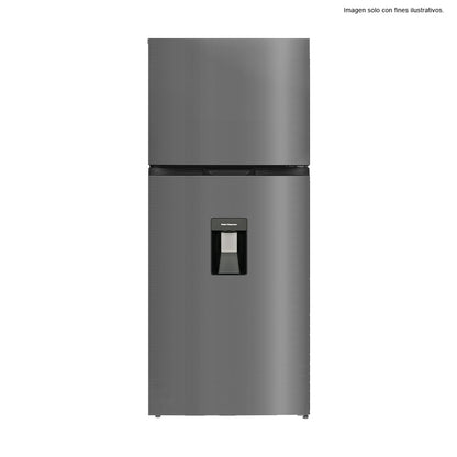Refrigeradora RF-18IN80SD 18pc Top Mount inverter color gris con dispensador